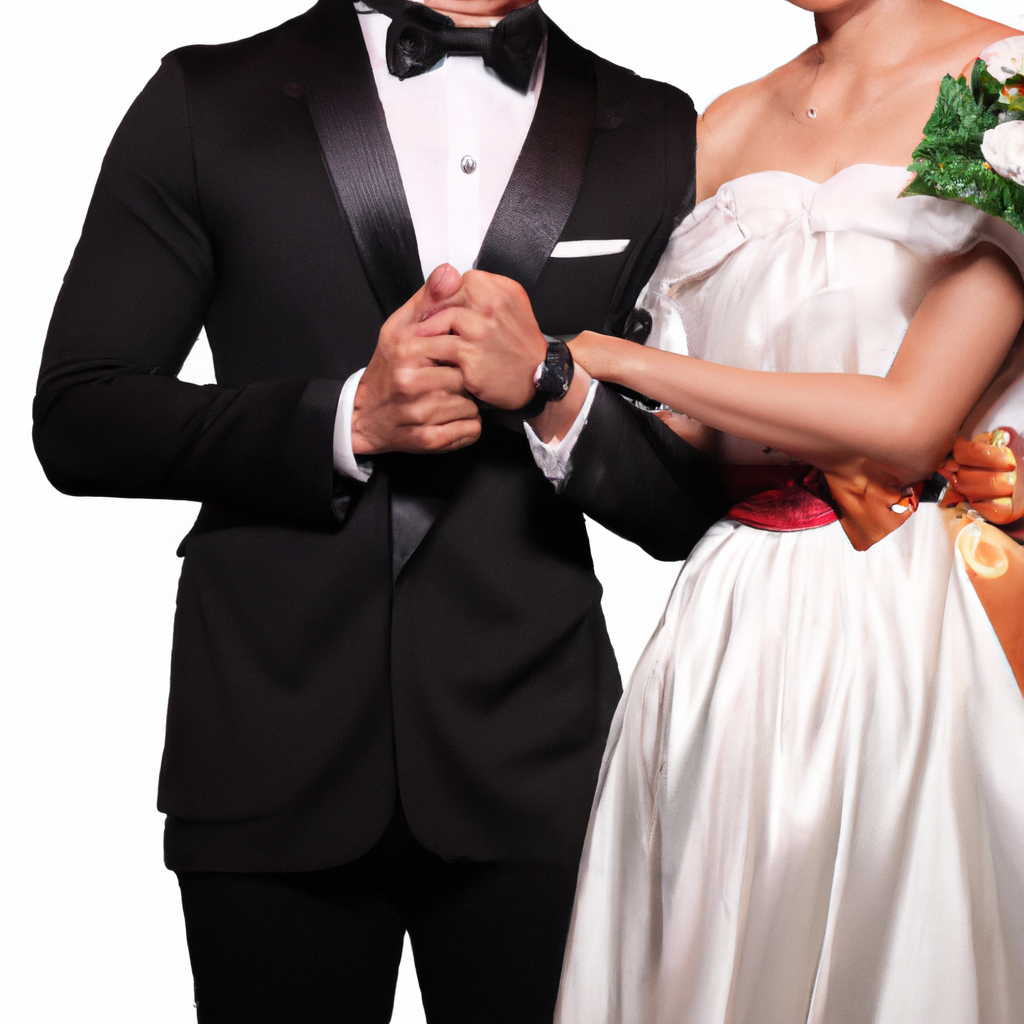 AI 생성 이미지: 미니멀 웨딩 커플 촬영, 담백한 감성 스냅